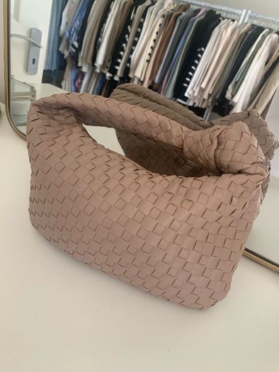 Genuine leather braided bag (Brand New)