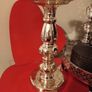 Kilkenny shop red candle& tall candle stick Image 5