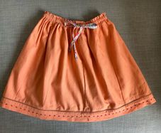 Orange skirt