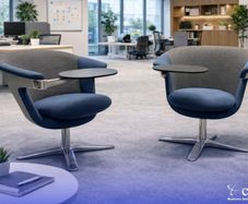 10 X Steelcase i2i Swivel Lounge Office Chairs