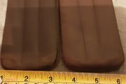 vintage leather three tube cigar case