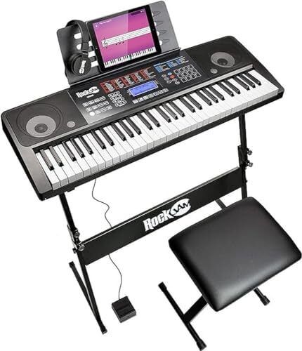 Keyboard Piano with Keyboard Bench,