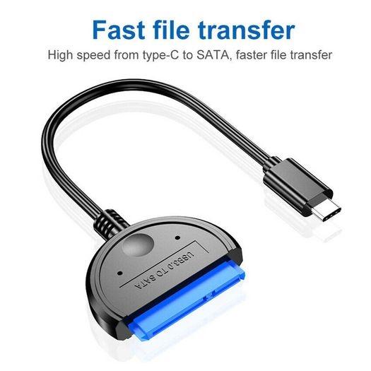 USB 3.1 (Type-C) to SATA 3.0 (5Gbps) Converter Adapter Cable for 2.5" SATA HDD/SSD (Brand New/Warranty)