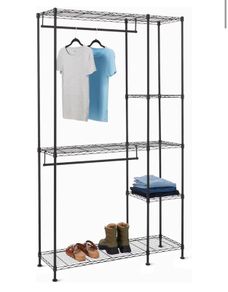 Metal closet/ shelf