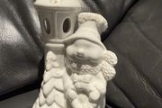 Snowman with Streetlamp