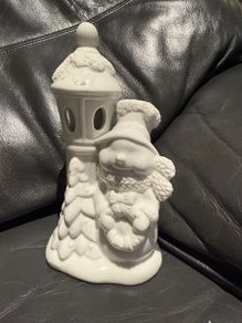 Snowman with Streetlamp