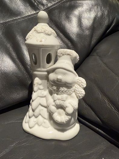 Snowman with Streetlamp