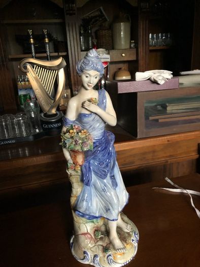 Large porcelain figure