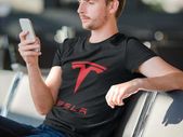 TESLA tshirt,TESLA tees,Tesla shirts,Tesla logo t shirt