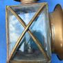 Old brass coach lamp Image 4