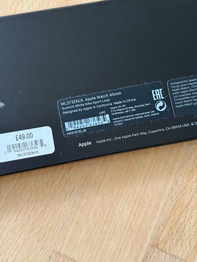Nike Summit White Apple Watch Band 45mm