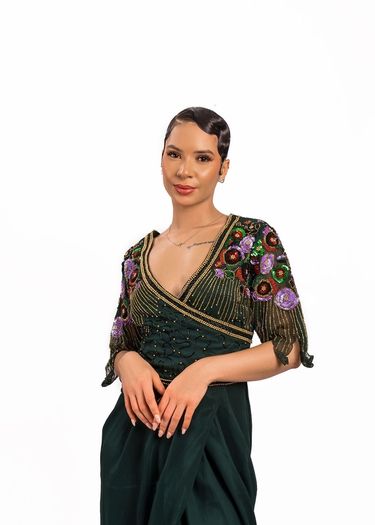 Lollies Embellished Midi Curve Dress