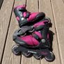 Adjustable K2 Marlee Girls Inline Skates - Pink/Black - Size 32/37 Image 3
