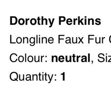 womens faux fur coat