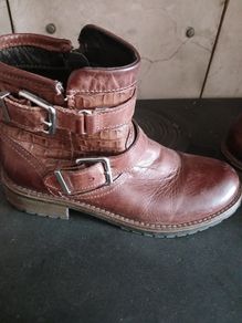 Dubarry tan/ brown leather ankle boots, size EU35