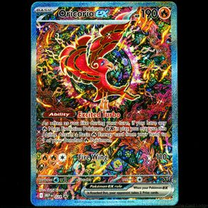 Oricorio EX MEP 024 Full Art Holo Rare Black Star Promo Pokemon Card