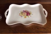 Ceramic floral dressing table Tray