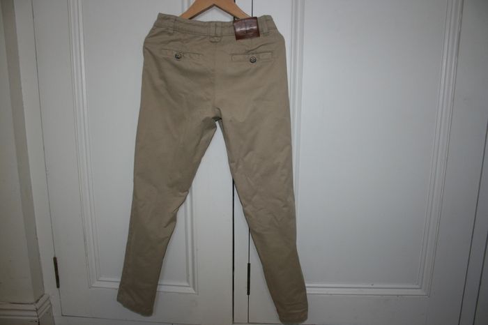Jasper Conran Boys Slim Fit Beige Trousers Age 9 Years Like New