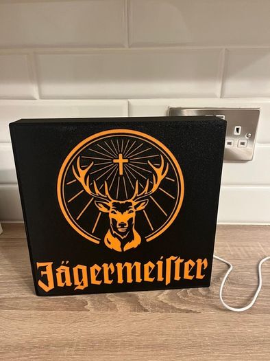 Jagermeister light box (See my other ads)