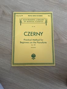 Czerny Op.146 Schitmer's library of musical classics piano book