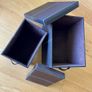 Two 'PU leather' Storage boxes Image 2