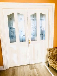 Double doors & 2 single doors