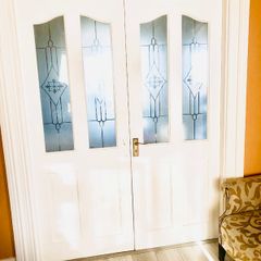 Double doors & 2 single doors