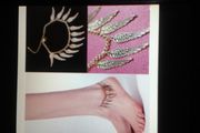 New angle wings anklet bracelet.