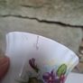 Floral teacup and saucer Image 4