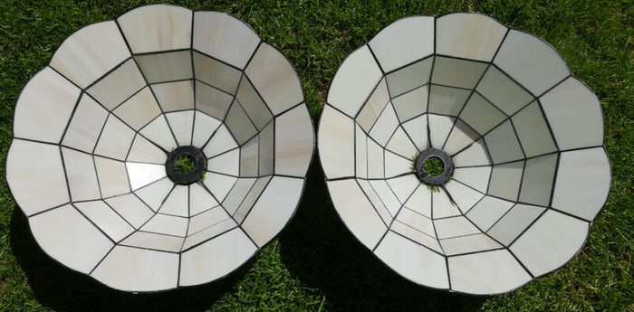 Vintage Tiffany Style Stained Glass Lightshades (45 each)