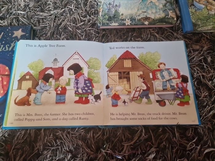 4 great books, each with a collection of stories