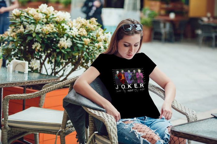 Joker Actors Tshirt Joker T Shirt t-shirt tee top shirt famous joker movie t-shirt