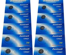 Brand New Eunicell 10 Pack Lithium CR927 Batteries