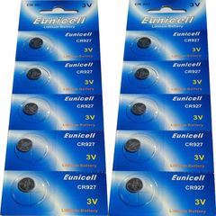 Brand New Eunicell 10 Pack Lithium CR927 Batteries