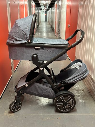 NUNA demigrow single/double pram/stroller