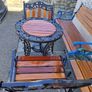 Cast iron Garden  table & chairs Image 4