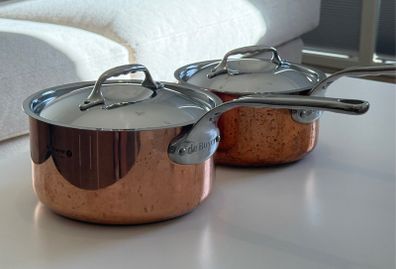 De Buyer Prima Matera 20cm and 18cm saucepans