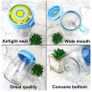 Brand New ZHOOGE set of 2 preserving Glass jars, 1000ML Image 4