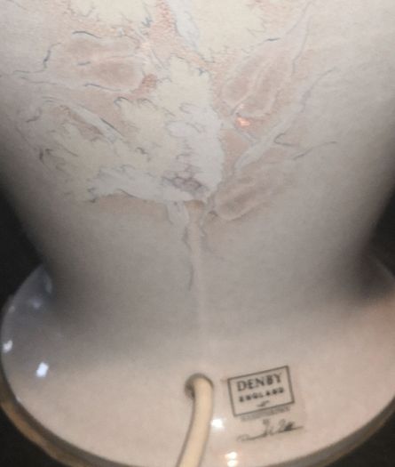 Large Denby lamp 57cm