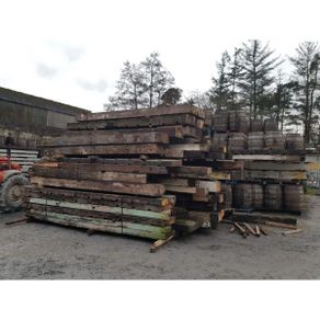 Pitch Pine Beams Raw State