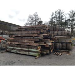 Pitch Pine Beams Raw State