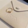 NEW 18k gold plated PRYA eternity knot ring in gift bag Image 9