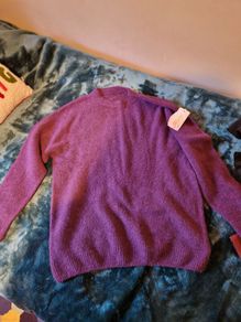 jumper purple with alpaca