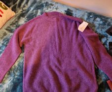 jumper purple with alpaca
