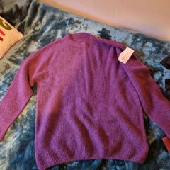 jumper purple with alpaca