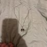 Sterling silver men's black onyx Celtic anchor necklace Image 2