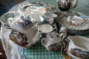 antique dinner set