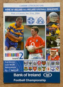 2004 Clare v Cork - Senior Football Championship Round 2 Qualifier Programme
