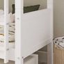 White Hardwood Bunk Beds / Single Beds Image 6