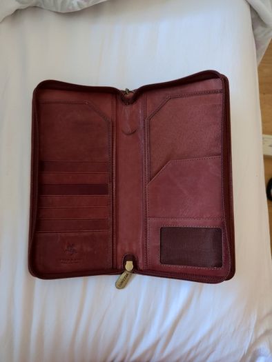 Premium Visconti Real Leather Travel Wallet
